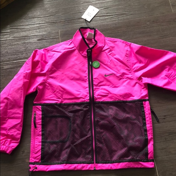 nike supreme pink jacket
